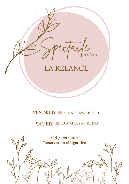 Spectacle de la relance